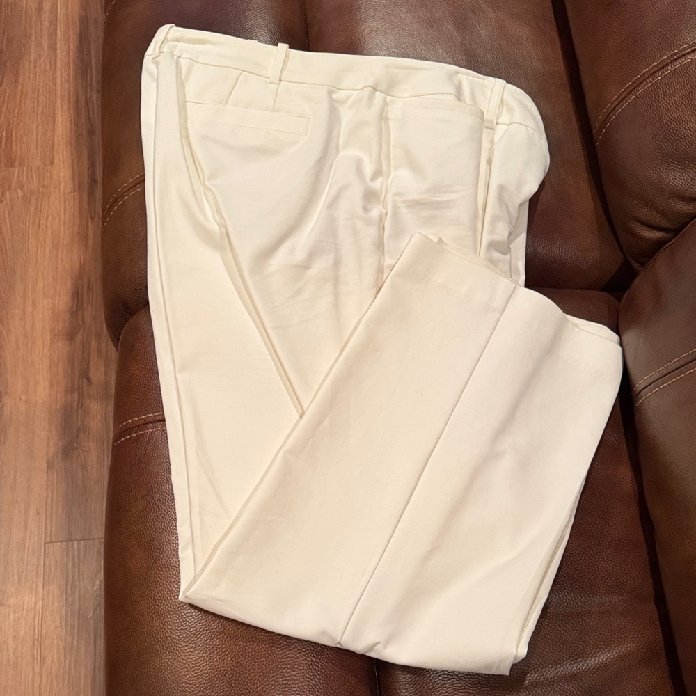 Worthington Women’s  Elegant Cream Dress Pants